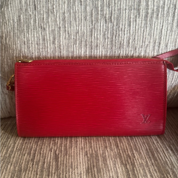 Louis Vuitton Handbags - Louis Vuitton epi pochette and matching key pouch